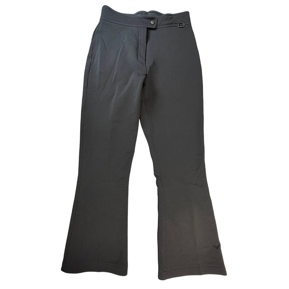 afrc Ski Pants Women 12 Reg Black Wool Blend Flare Leg Insulated Winter Sport